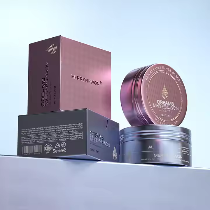 用於有機護膚品的鋁製乳霜罐