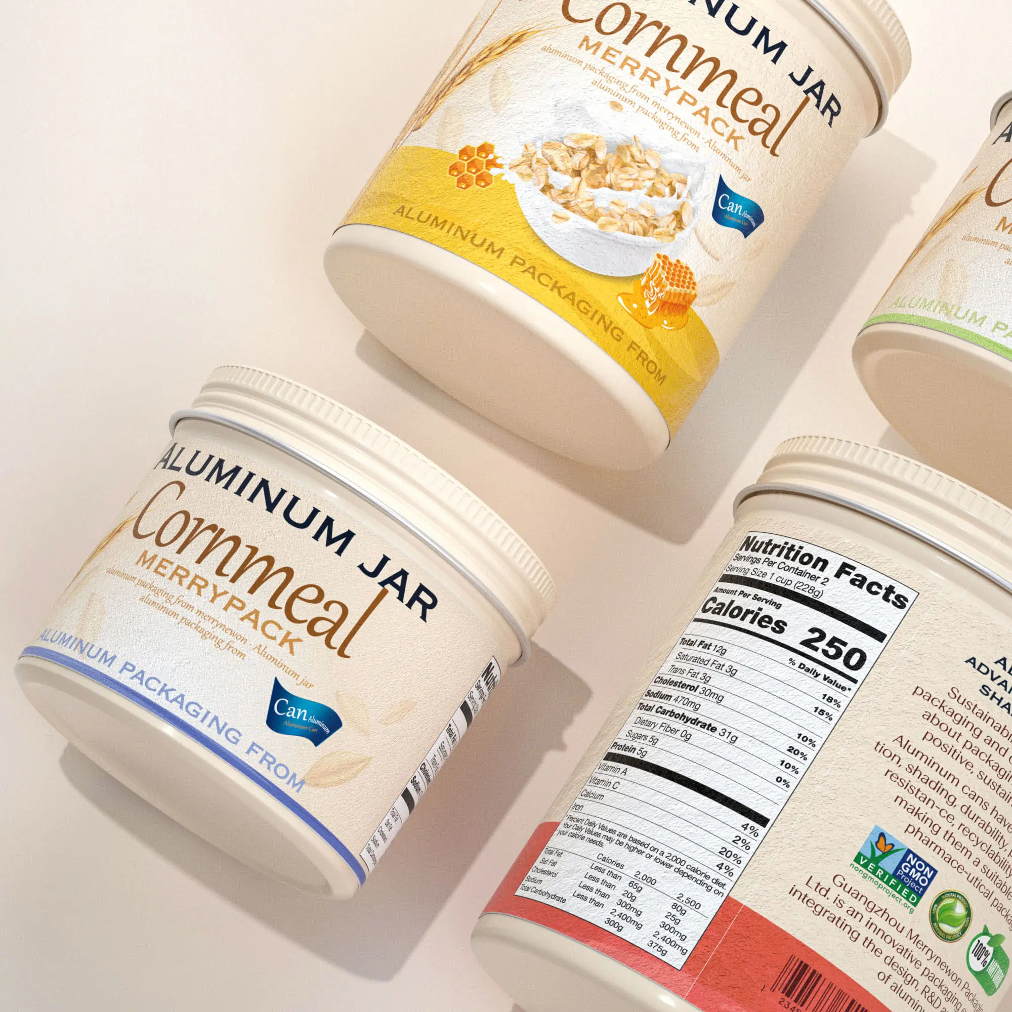 客製化設計食品級鋁罐，用於穀物堅果.webp