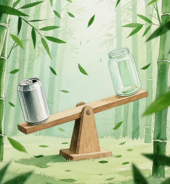 鋁罐和玻璃瓶 - 明顯的重量差異.png